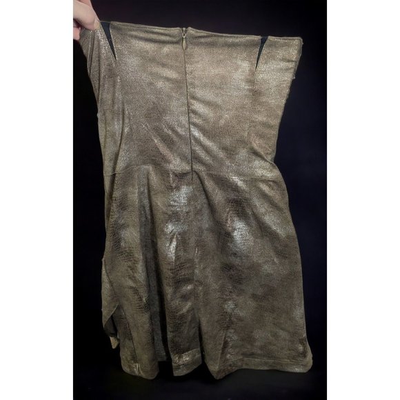 Kimikal Metallic Snake Gemmed Apocalypse Aesthetic Bodycon Dress - Picture 7 of 16